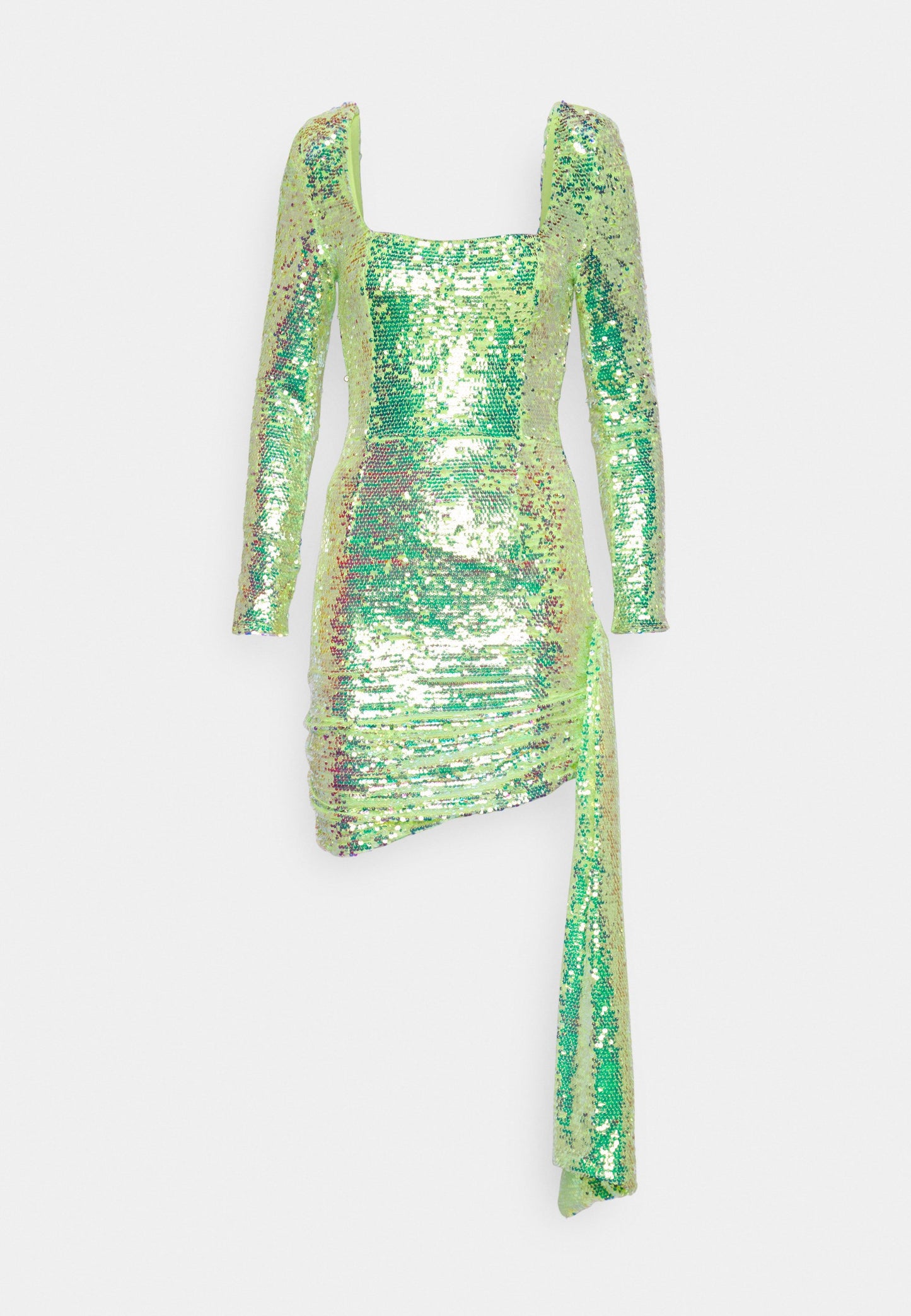 Short dress with sequins (Clear)