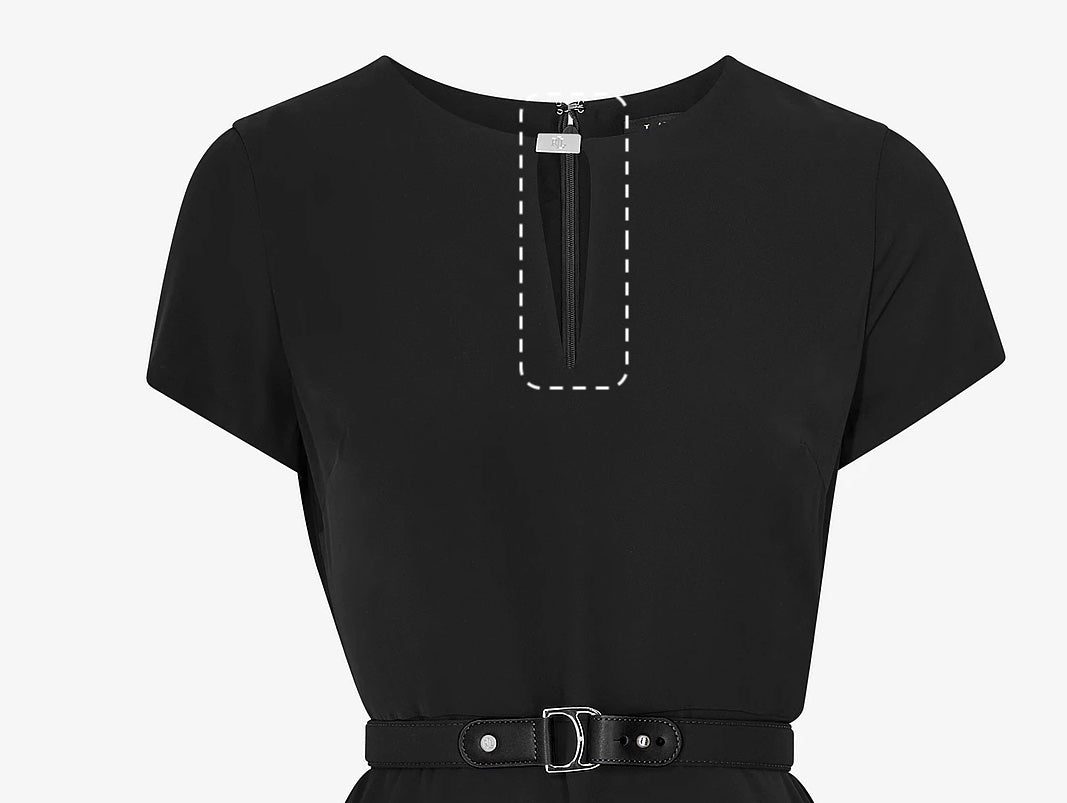 فستان بسحاب جانبي