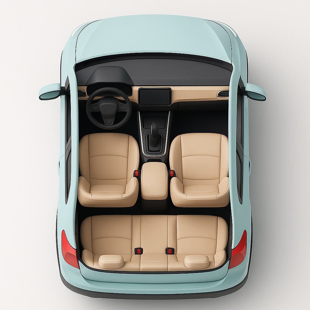 Liten SUV (2 seterader)