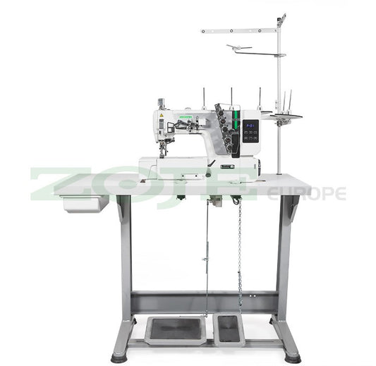 ZOJE C5000-364-02 SET 3针5线绷缝机，适用于轻型和中型缝纫 - 完整缝纫机