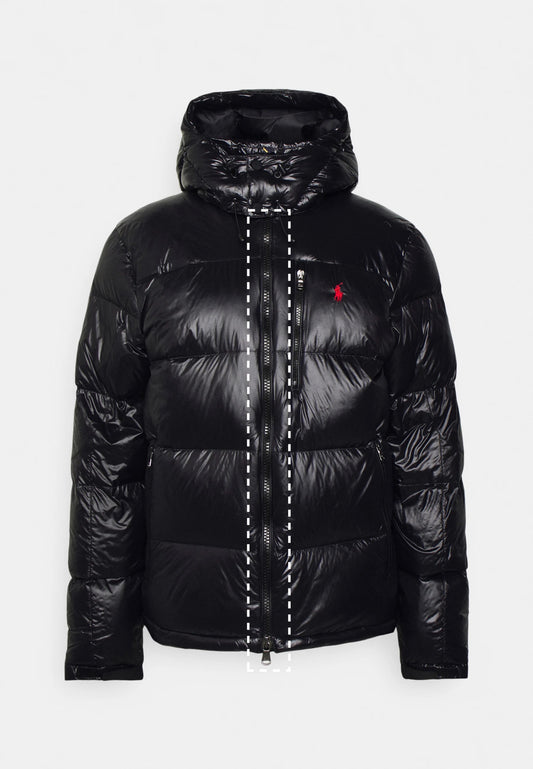 Change large down jacket/coat 2-way zip